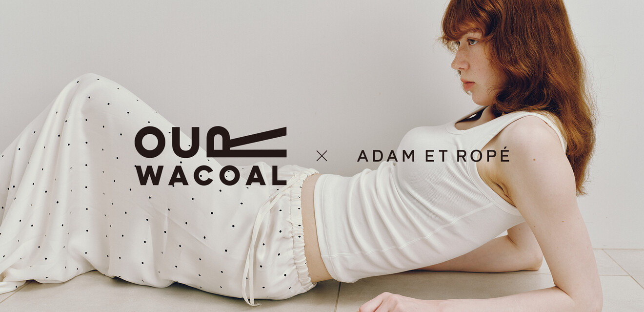 ADAM ET ROPE'×OUR WACOALコラボレーション 新作タンクトップ登場